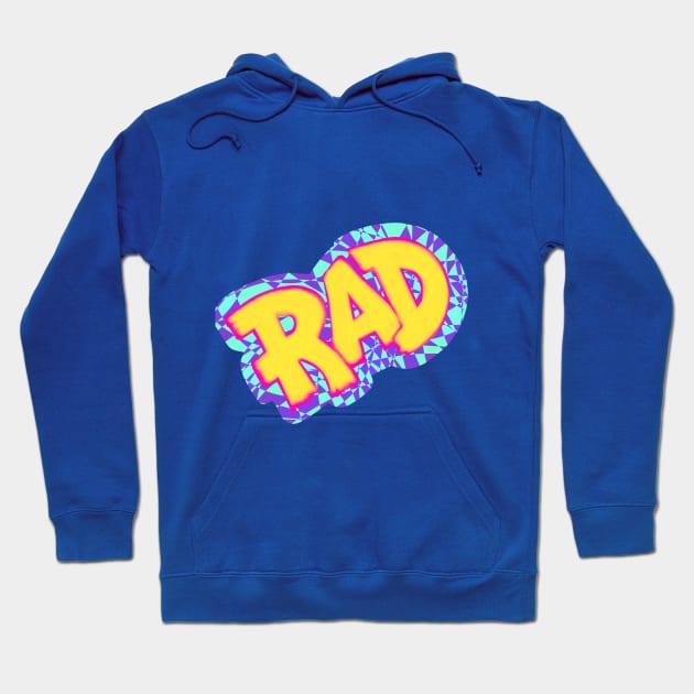 The 80s are Rad Hoodie by sycamoreapparel